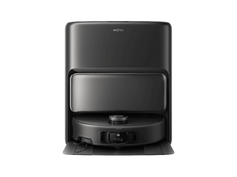 Robot aspirador - MOVA V50 Ultra Complete, Función fregona, 700 W, 260 min, 69 dB(A), StepMaster™, 24.000 Pa, Negro