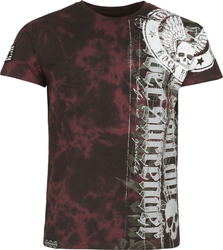 Rock Rebel by EMP Camiseta de Rock Rebel by EMP - Camiseta Original Sinners - S L - para Hombre - Rojo