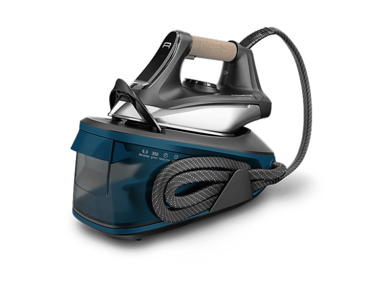 Rowenta Centro de planchado - Rowenta , 2400 W, 350 g/min, 6.5 bar, Suela Durilium Airglide, Azu