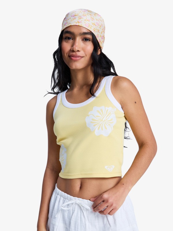 Roxy Keep It Cool - Camiseta sin mangas Amarillo Mujer