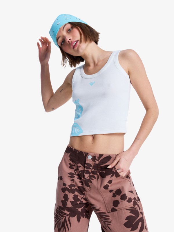 Roxy Keep It Cool - Camiseta sin mangas Blanco Mujer