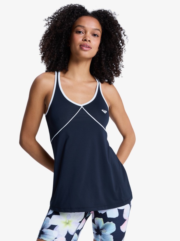 Roxy Move Free 2 - Camiseta técnica sin mangas Negro Mujer
