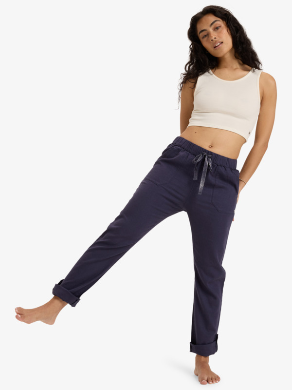 Roxy On The Seashore - Pantalón tipo cargo Azul Mujer