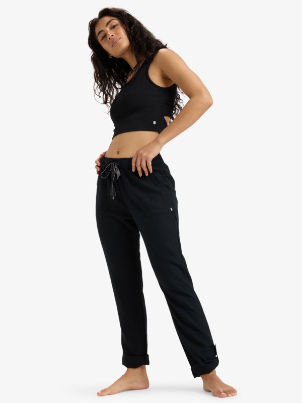 Roxy On The Seashore - Pantalón tipo cargo Negro Mujer