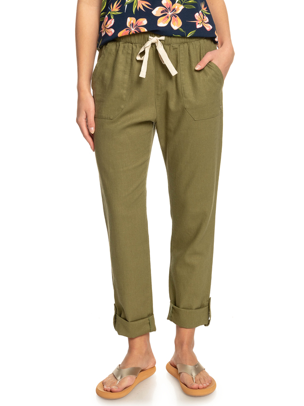 Roxy On The Seashore - Pantalón tipo cargo Verde Mujer
