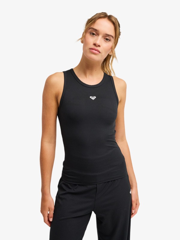 Roxy Rise & Vibe - Camiseta sin mangas Negro Mujer