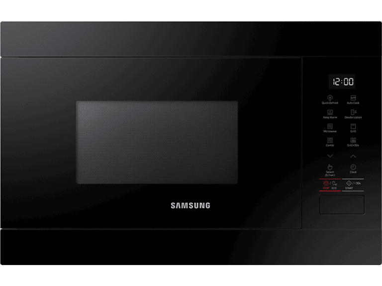 Samsung Microondas integrable - Samsung MG22M8254AK/E1, 850W, 6 niveles, Grill, 22l, Negro