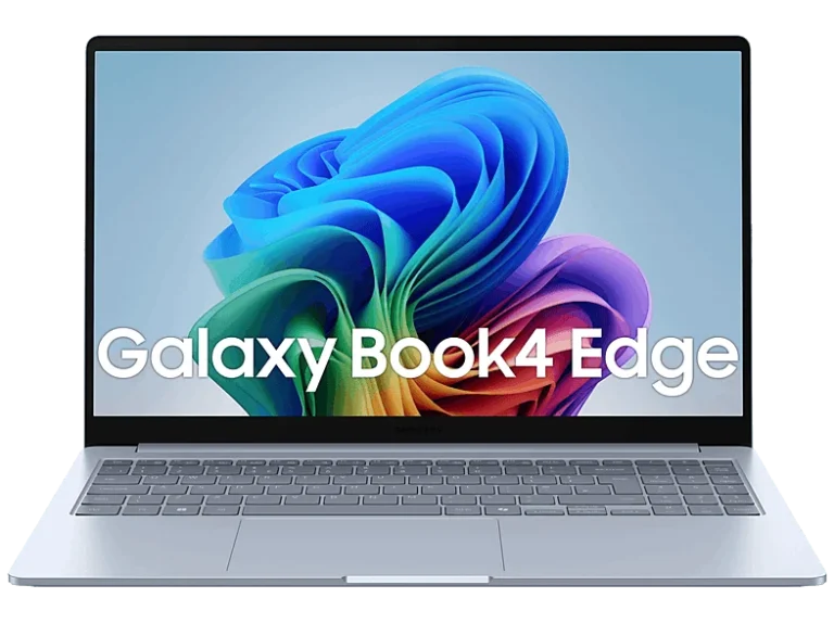 Samsung Portátil - Samsung Galaxy Book4 Edge Copilot+ PC, 15.6" FHD, Snapdragon® X126100 45 TOPS 16 GB RAM, 512 SSD, Adreno™, Full IA, W11H, Sin carga