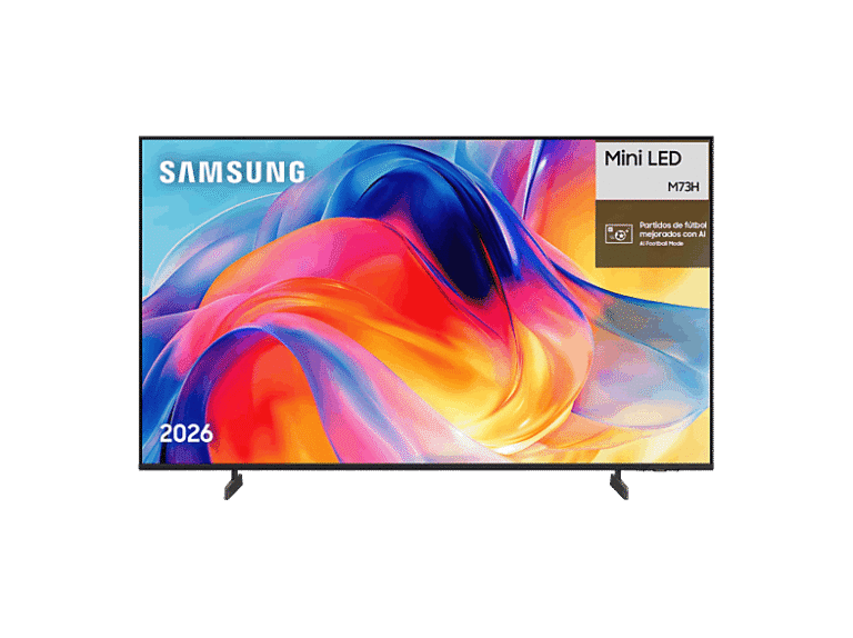 Samsung TV Mini LED 75" - Samsung TU75M73HAUXXC, UHD 4K, Processor Smart TV, Full AI, Negro