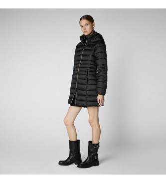 Save The Duck para mujer. D47300W-IRIS19 Abrigo acolchado Reese negro (M), Casual, Poliamida