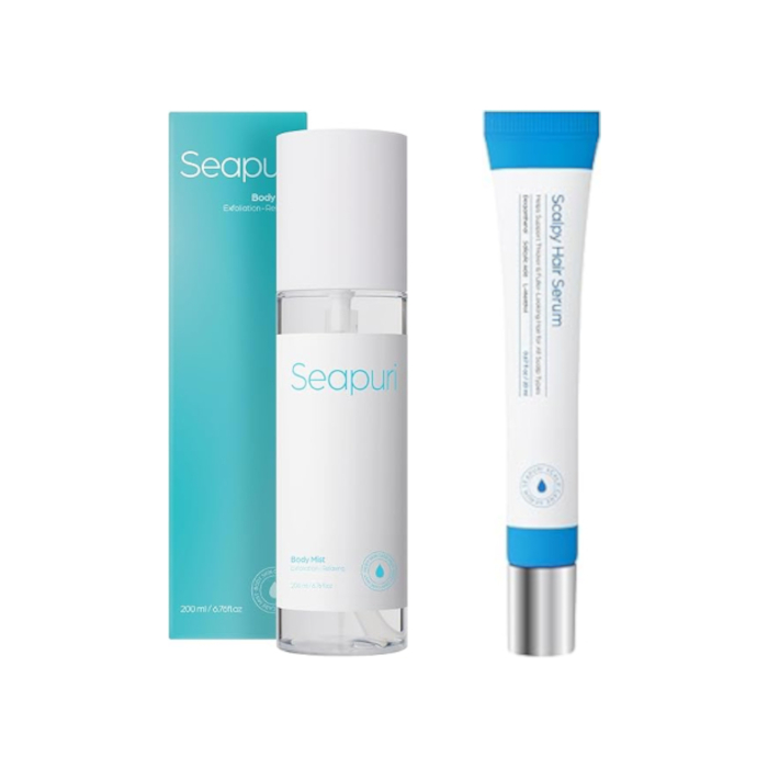 Seapuri Body Mist - 200ml (1ea) & Scalpy Hair Serum - 20ml (1ea) Set