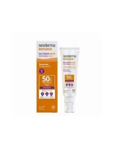 Sesderma REPASKIN Facial Tacto Seda Con Color SPF50+