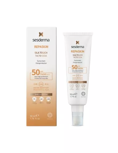 Sesderma REPASKIN fotoprotector tacto seda SPF50+ 50m