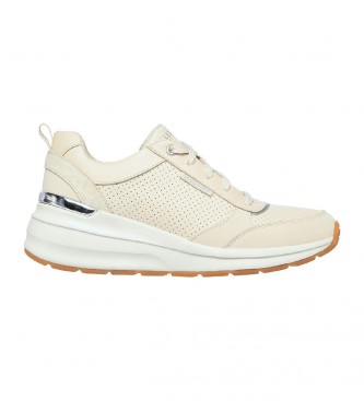 Skechers para mujer. 155616 Zapatillas Billion - Subtle Spots blanco roto (40), 3 a 5cm, Cordones, Casual, Imitación cuero