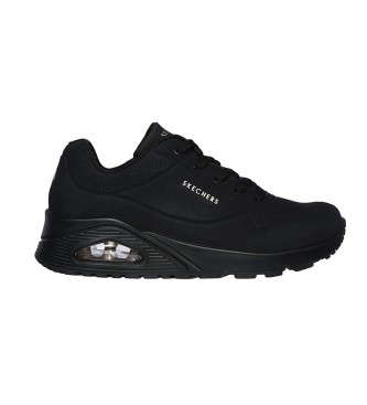 Skechers para mujer. 73690 Zapatillas Uno - Stand on Air negro (36), Cordones, Casual, Deportivo, Imitación cuero