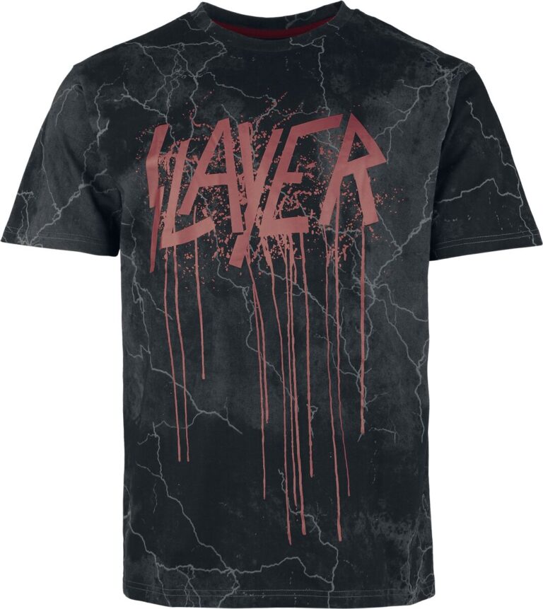 Slayer Camiseta de Slayer - EMP Signature Collection - Heavyweight - M XXL - para Hombre - Gris oscuro