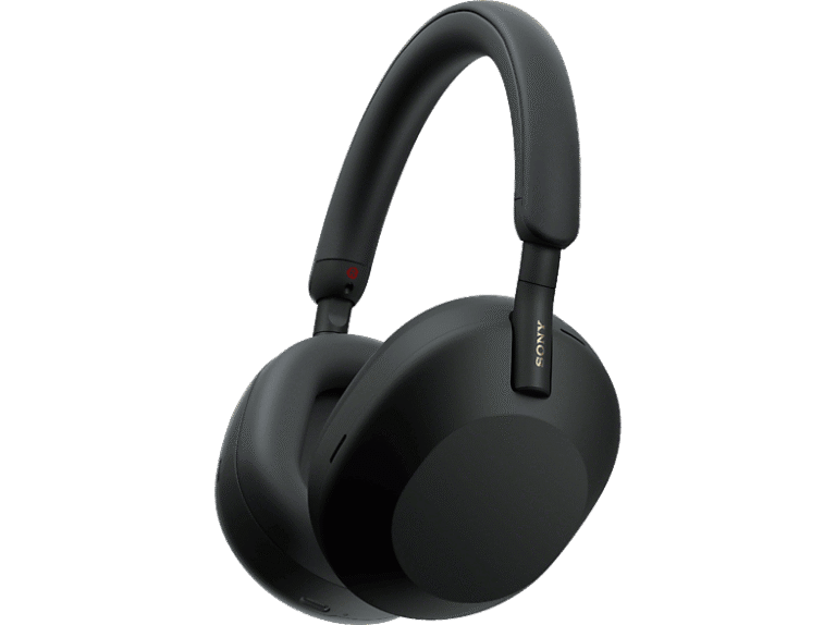 Sony Auriculares inalámbricos - Sony WH-1000XM5B, Estuche rígido, Cancelación ruido, 30h, Hi-Res, Carga Rápida, Llamada Nítida, Bluetooth, Diadema, Ne