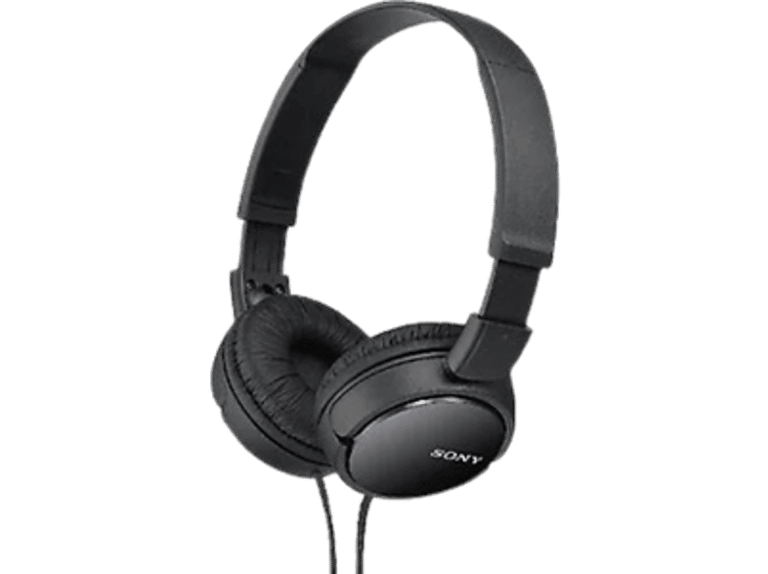 Sony Auriculares - Sony MDR-ZX110, Con cable, 12 Hz- 22kHz, 98 dB, De diadema, Supra-aural, Negro