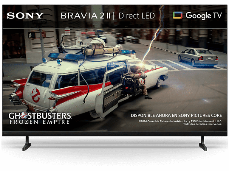 Sony TV LED 55" - Sony BRAVIA 2 II, Direct LED, 4K HDR Processor X1, Smart (Google TV), TDT HD, DVB-T2, Dolby Atmos, Chromecast, Eco, 55S25M2
