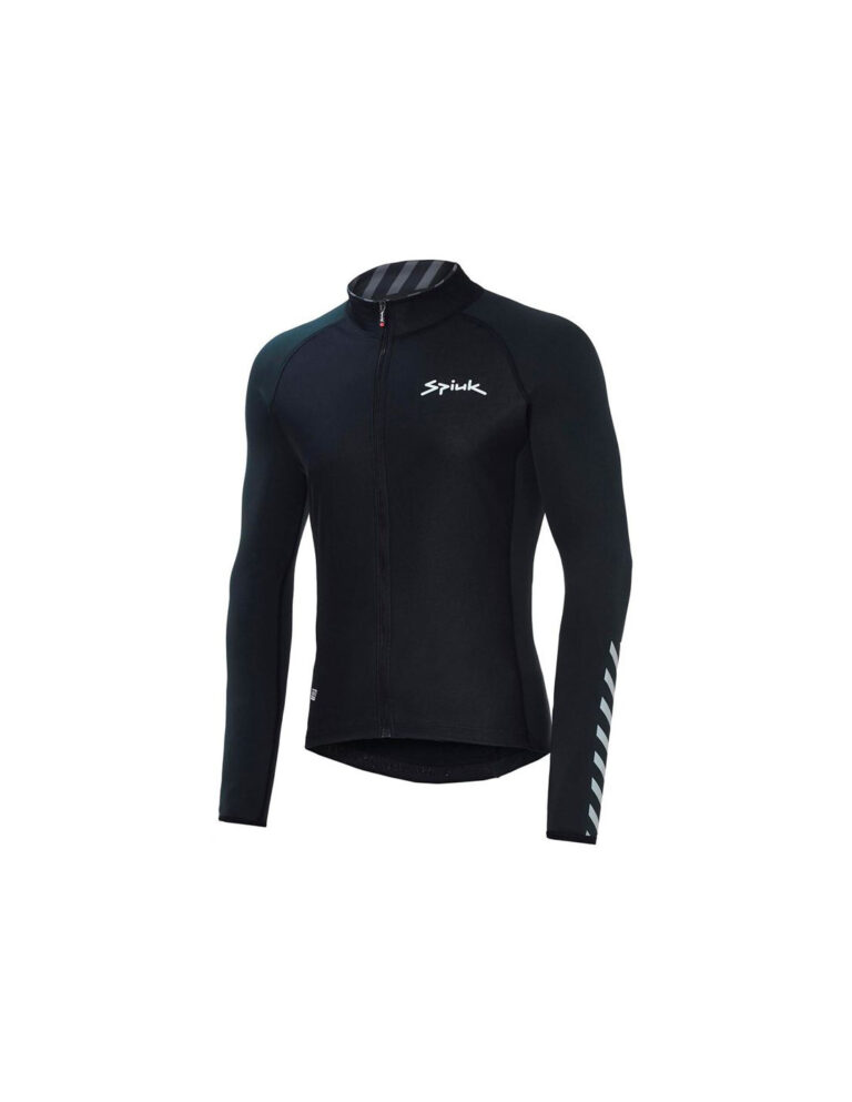 Spiuk Maillot de Ciclismo Spiuk M/L Top Ten Hombre Negro