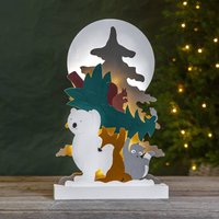 Star TRADING Decorativa LED Forest Friends oso polar mapache