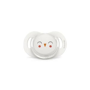 Suavinex Chupete Bonhomia con tetina SX Pro 6-18 meses búho blanco