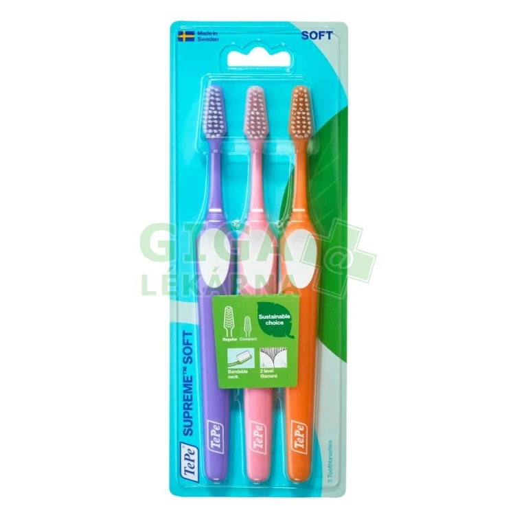 TePe Cepillo de dientes TePe Supreme 3 pcs Suave