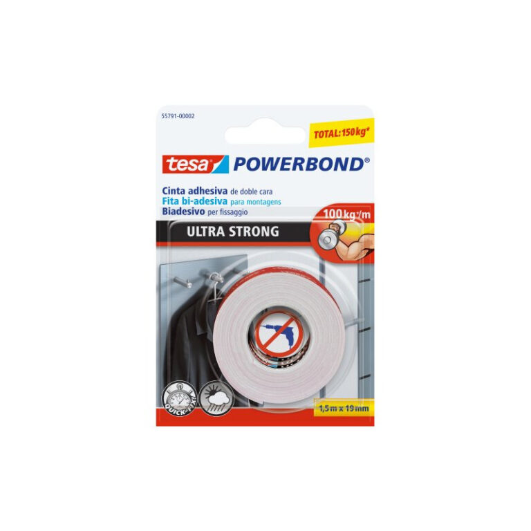 Tesa Cinta Powerbond Doble Cara 1.5 M x 19 MM - Tesa