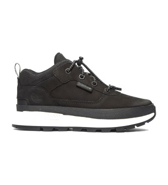 Timberland para niño. TB0A2GKT0151 Zapatillas de piel con cordones Field Trekker negro (37), Plano, Casual, moda infanti