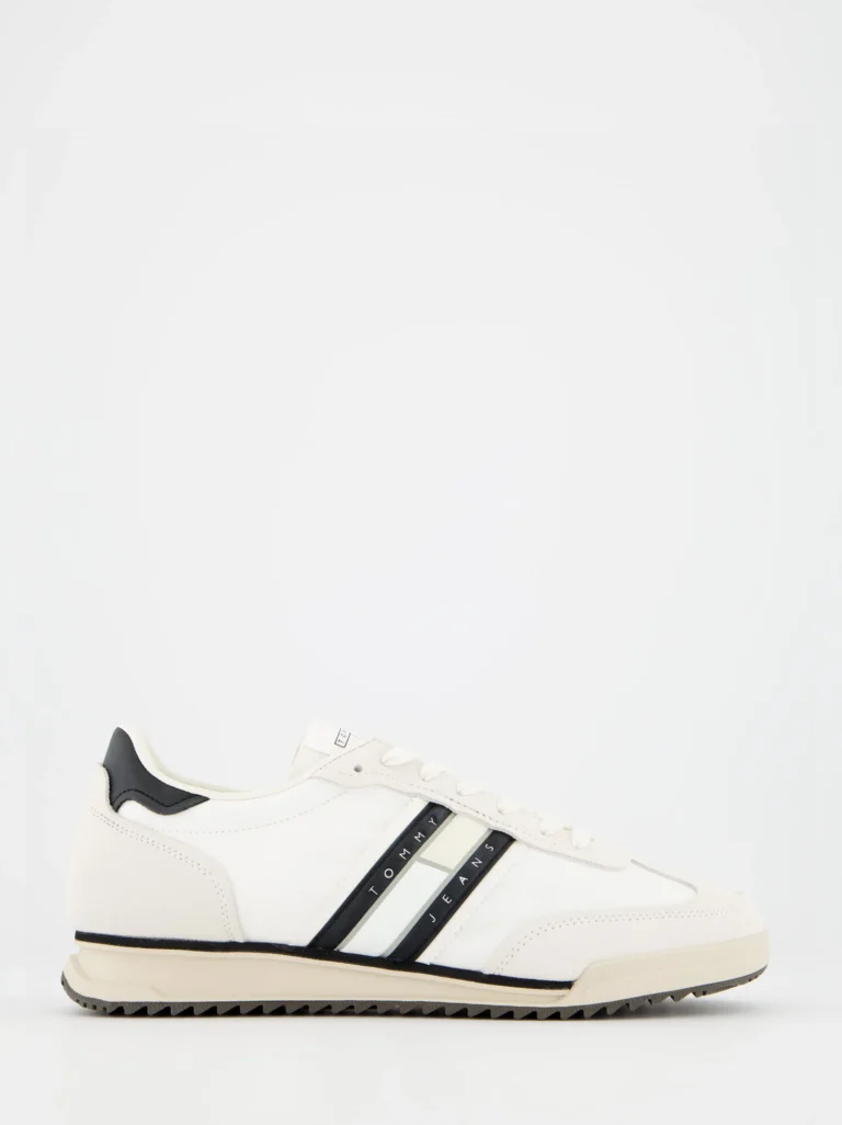 Tommy Hilfiger Zapatillas blancas running de piel Tommy Hilfiger, 44