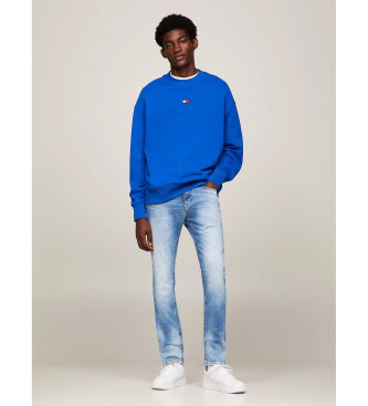 Tommy Jeans para hombre. DM0DM09554 Jeans Scanton desteñidos con lavado claro azul (27/36), Casual, Algodón