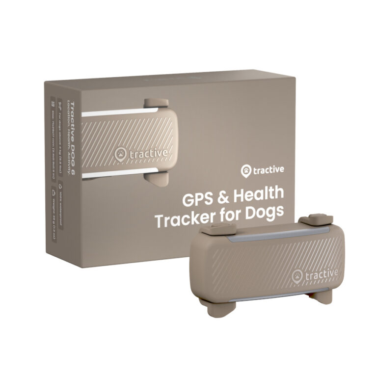 Tractive GPS Dog 6 Marrón Rastreador para perro
