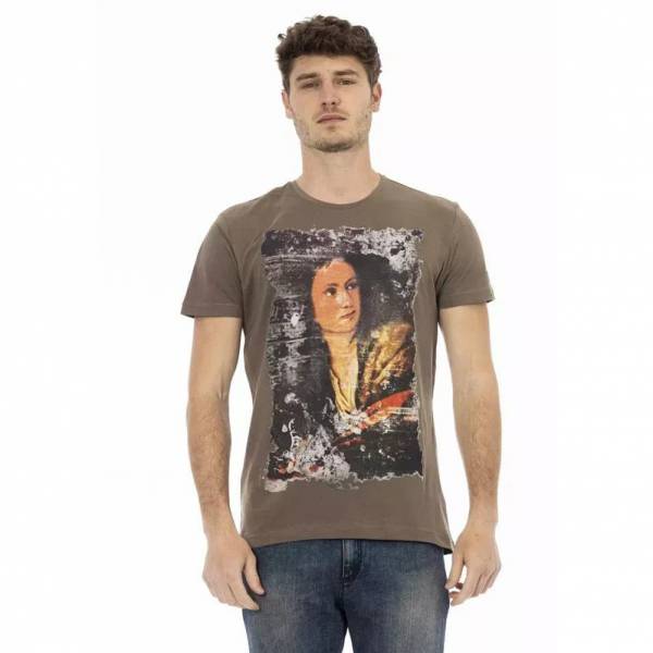 Trussardi Action Hombre Camiseta Marrón 2AT21002