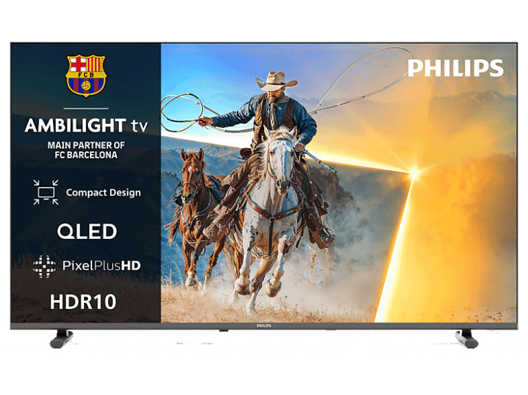 TV QLED 40" - Philips 40PQS6901/12, Full-HD, Pixel Plus HD, Smart TV, DVB-T2, Ambilight, HDR 10, Negro