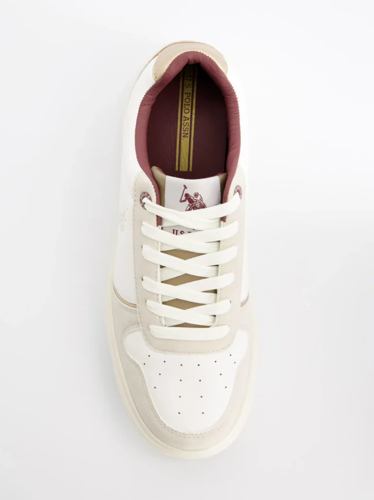 U.S. Polo ASSN Zapatillas blancas efecto piel - U.S. Polo Assn. Zabry, 37