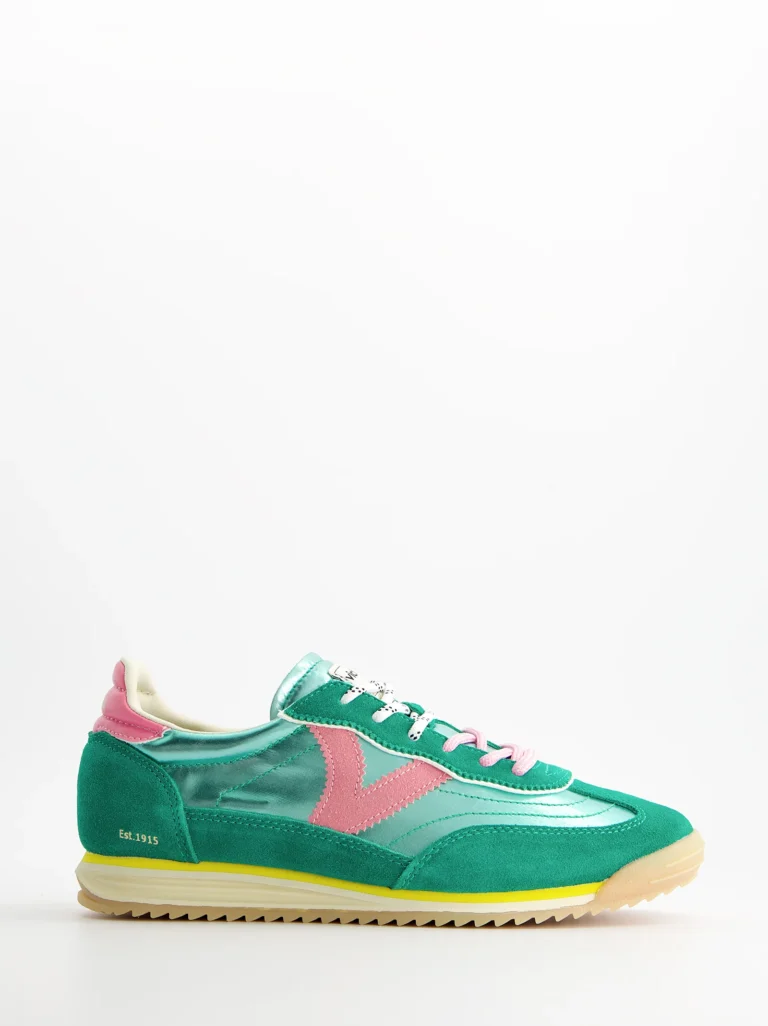 Victoria Zapatillas retro en ante metalizadas - Victoria Saturno, 36