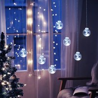✨ Luz mágica con efecto onda y carámbanos para interior y exterior