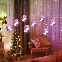 ✨ Bola de deseos con efecto de onda y carámbanos RGBY, ideal para interior y exterior
