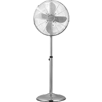 Aigostar Emery - Ventilador de Pie Silencioso, Oscilante 90º, 50W, 3 Velocidades, Estructura Metálica, 4