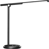 Aigostar - Lámpara de Escritorio LED, 8W Flexo LED con Puerto de Carga USB, Regulable Lampara LED Control