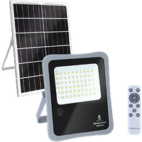 Aigostar - Foco proyector LED solar con mando a distancia, 300W, 6500W luz blanca. Resistente al agua IP6