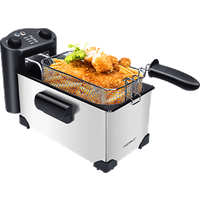 🍟 Freidora Aigostar Kenny de 3 litros con control de temperatura y tapa con ventana