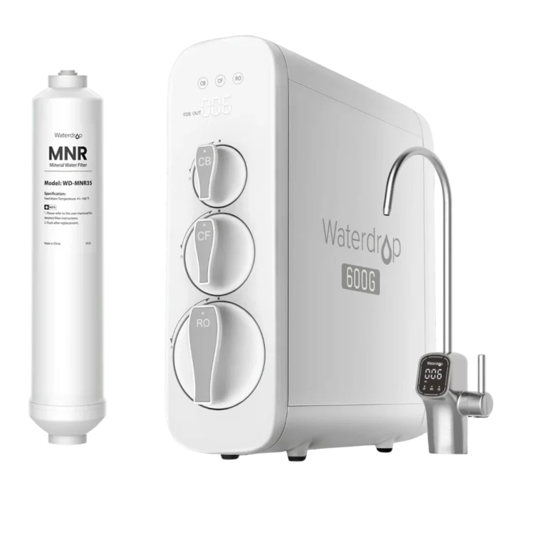 Waterdrop G3P600 Ósmosis Inversa 8 Etapas, Añade Minerales, Reduce PFAS y Plomo