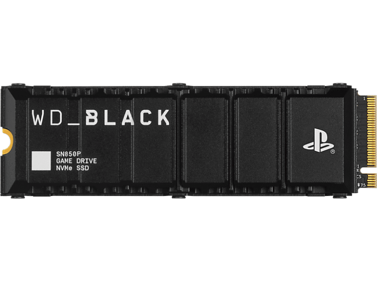 Western DIGITAL Disco duro SSD interno 2TB - WD Black SN850P NVMe SSD, Almacenamiento para consolas PS5™, Hasta 7300MB/s, Negro