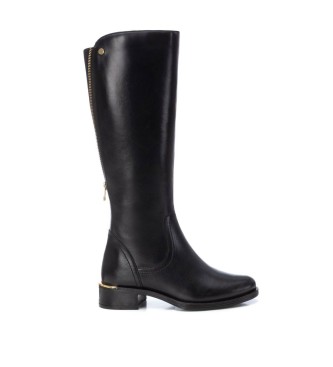 Zapatillas Carmela para mujer. 16201801-NEGRO Botas de Piel 162018 negro (37), 3 a 5cm, Cremallera, Casua