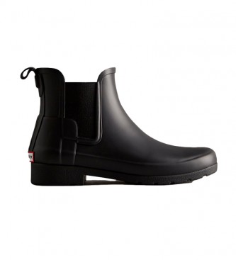 Zapatillas Hunter para mujer. Botines Refined Chelsea negro (35/36), Casua