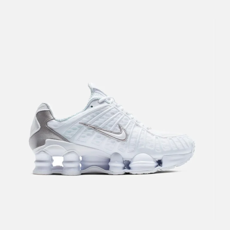 Zapatillas Nike Shox TL White Metallic Silver - 35