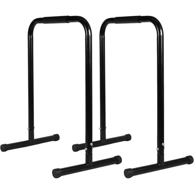 Barras paralelas ajustables, para hacer dominadas y flexiones en interiores, soporta hasta 200 kg, entrenamiento completo,…