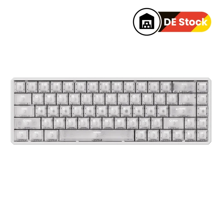Akko MOD68 HE - White Transparent