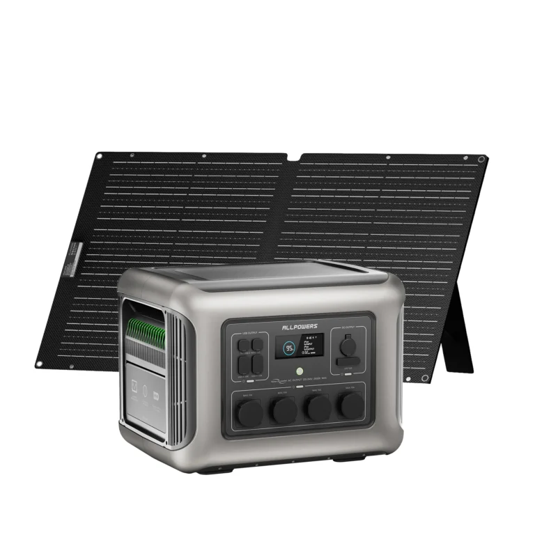 Allpowers R2500 V2 Estación de Energía Portátil 2500W 1920Wh - R2500 V2+1*(SE100 Panel Solar 100W)